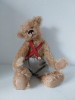 Urs, Ursulet, Artist Hand Made, 30cm, plush tip mohair fin, moale, articulat