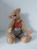 Urs, Ursulet, Artist Hand Made, 30cm, plush tip mohair fin, moale, articulat
