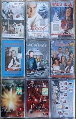 9 casete sigilate cu Colinde și Urături de Crăciun și sărbătorile de iarnă foto