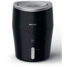 Umidificator de aer HU4813/10, tehnologie NanoCloud, rezervor 2l, acoperire 44 mp, umidificare 300 ml/h, LED, negru