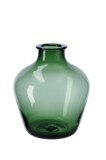 Cumpara ieftin Vaza flori sticla verde 24 x 27 cm