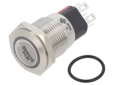 Comutator Anti-Vandalism SPDT IP65 ON-ON 2A/36VDC foto