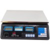 Cantar Electronic Profesional Digital Wellberg 40Kg, Dublu Afisaj, Acumulator, Platan Inox, Memorie Preturi