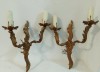 Set aplice antice din bronz masiv in stilul Rococo