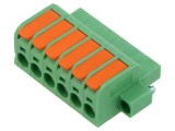 Conector regletă de conexiuni deconectabilă 10A, 6 pini - AMPHENOL ANYTEK