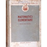 MATEMATICE ELEMENTARE, MANUAL UNIC PENTRU SCOLILE MEDII TEHNICE-JANA VARJAN-333797