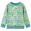 Bluzon pentru copii, verde melanj deschis, 104 12460, vidaXL