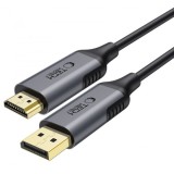 Cablu Video Tech-Protect Ultraboost, DisplayPort - HDMI, 4K, 2m, Negru