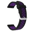 Curea silicon, compatibila Amazfit GTS 4 Mini, telescoape Quick Release, Black Grape, Very Dream