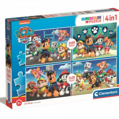 Puzzle Clementoni, Paw Patrol, 2 x 20 + 2 x 60 piese