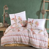 Cumpara ieftin Lenjerie de pat din bumbac 100%, Clasy, pentru pat dublu, model Oliva