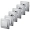 DEBFLEX 739901 Set 4 Prize + 1 intrerupator, 16A si 2V, Aluminiu - SECOND