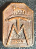 CLUJ 1924 TARGUL MOSILOR/ ,,Lupa Capitolina&quot;/ INSIGNA VECHE DE COLECTIE (33 x 22 mm.)