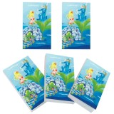 Set 5 carnetele de buzunar Sirena, 5 x 8 cm, 100 foi veline