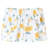 Pantaloni scurți pentru copii, ecru, 140, vidaXL