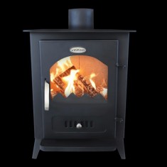 Soba retro Verso 1 &amp;ndash; 7,5 kW, din oțel cu ușă din fontă foto