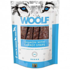 WOOLF Bucăți de Somon cu Morcov 100g