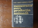 Memorator pentru productie animala dinu si altii