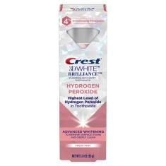 Pasta de Dinti, Crest, 3D White, Brilliance, 4% Peroxid de Hidrogen, Albire Intensiva, 85 gr