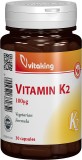 Vitamina K2 naturala 100&mu;g, 30 capsule, Vitaking