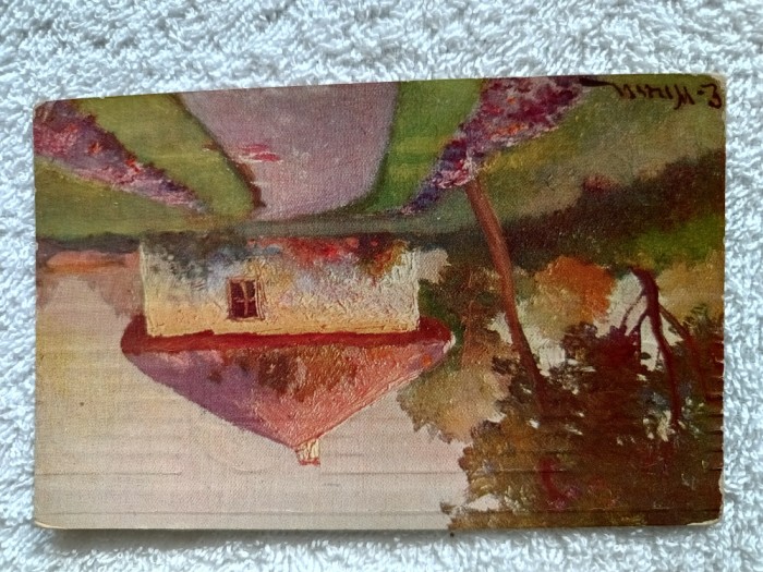 carte postala reproducere arta .