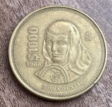 C50 - Moneda foarte veche - Mexic - 1000 pesos - 1988
