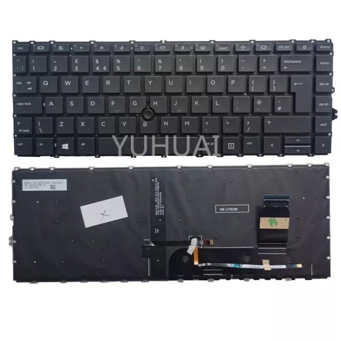 Tastatura Laptop, HP, ZBook Firefly 14 G8, iluminata, layout UK