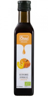 Ulei din Seminte de Dovleac Bio 250 mililitri Obio foto