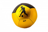 Minge fotbal mini Ronaldinho, indoor outdoor, negru/galben, Dunlop