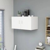 VidaXL Dulap montat pe perete, alb, 80x39x40 cm, lemn prelucrat