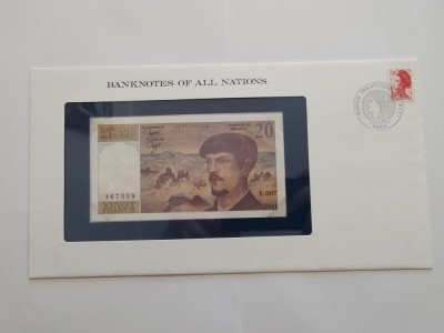 Franta - 20 Francs 1981 - In plic de prezentare foto