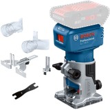 Bosch GLF 18V-8 - Masina de frezat fara acumulatori si incarcator Li-Ion 18 V - Ah 6 6.35 8 mm accesorii