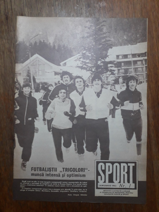 Revista Sport nr. 1 / 1983 / CSP