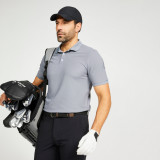 Tricou Polo Golf WW500 Gri Bărbați