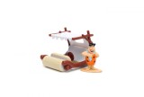 Set figurina si masinunta - Fred Flintstone &amp; Flintmobile | Jada Toys