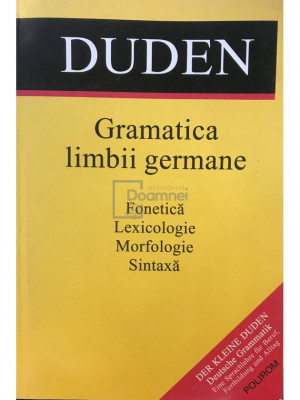 Rudolf Hoberg - Gramatica limbii germane (editia 1998) foto