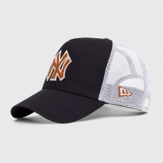 New Era sapca culoarea albastru marin, cu imprimeu, NEW YORK YANKEES