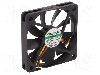 Ventilator 60x60x10mm, 12V DC, volum aer 27.55m3/h, lagar Vapo, SUNON - MF60101V1-1000U-G99