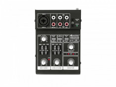 Mixer pentru inregistrare cu 2 canale si USB, Omnitronic MRS-502USB foto