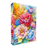 Puzzle Black Sea Aur printre bujori - 500 de piese