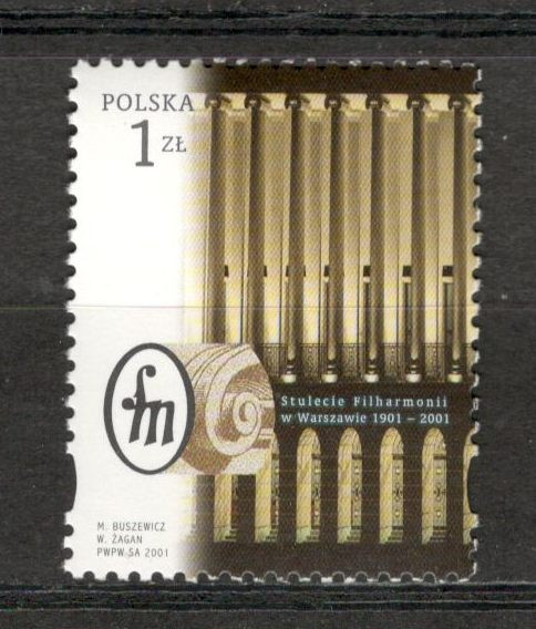 Polonia.2001 100 ani Filarmonica Varsovia MP.393