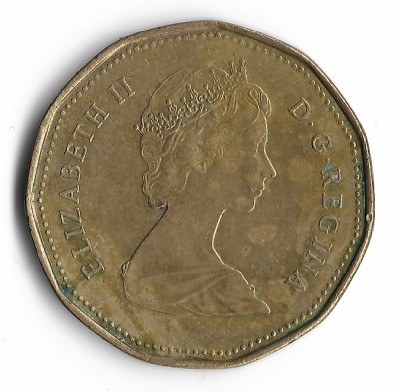 Canada 1 dollar 1989 foto