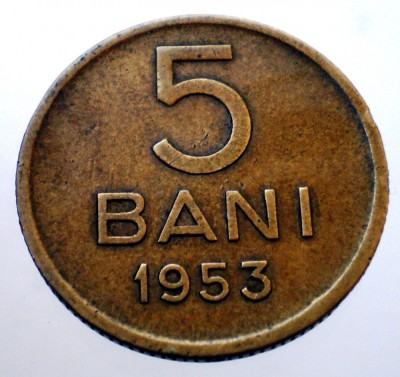 7.125 ROMANIA RPR 5 BANI 1953 foto