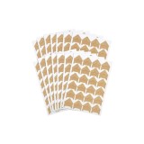 Coltare sticker pentru fotografii culoare kraft, set 240 buc