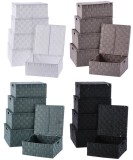 Cumpara ieftin Set 20 cutii depozitare 28 x 28 x 12, 30 x 30 x 13, 32 x 32 x 14, 34 x 34 x 15, 36 x 36 x 16 cm