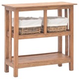 Cumpara ieftin Masă consolă, 69x28x70 cm, lemn masiv de mahon