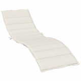 Cumpara ieftin Perna de sezlong, melanj crem, 200x70x4 cm textil