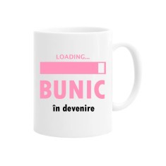 Cana alba personalizata loading bunic in devenire, INOVATIX&reg;. 330ml