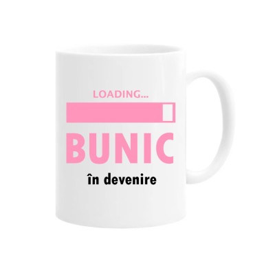 Cana alba personalizata loading bunic in devenire, INOVATIX&amp;reg;. 330ml foto