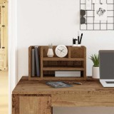 Organizator birou Stejar Vechi 44.5x24x25 cm Lemn Ingineresc
